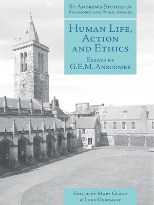 cover image of Human Life, Action and Ethics